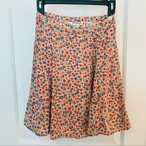 Vintage Floral Ann Taylor Skirt (Size 4)